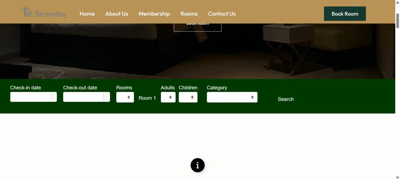The Bermondsey Hotel: A Direct Booking Website in Lekki